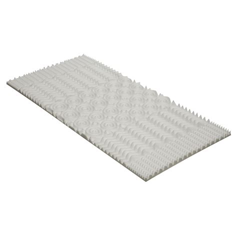 If this matters to you. Independent Sleep Twin XL Convoluted Memory Foam Topper ...