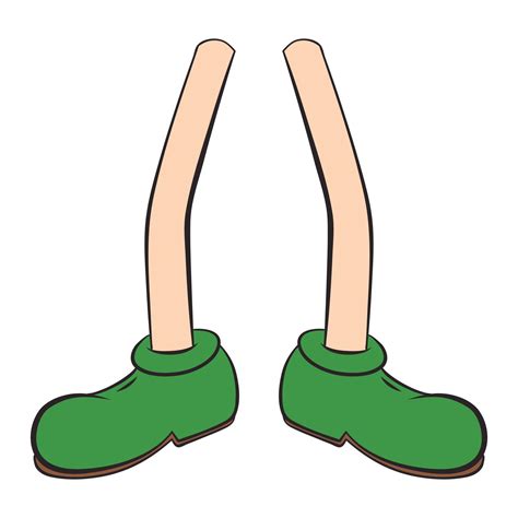 Cartoon Foot Stand Vector Art At Vecteezy