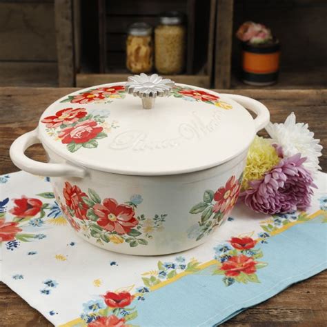 Maybe you would like to learn more about one of these? The Pioneer Woman Vintage Floral 3-Quart Cast Iron ...
