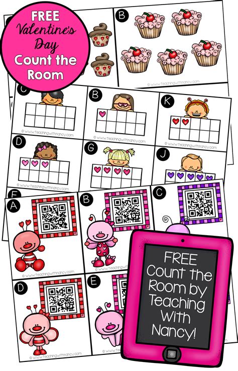 Valentines Day Count The Room Teaching With Nancy