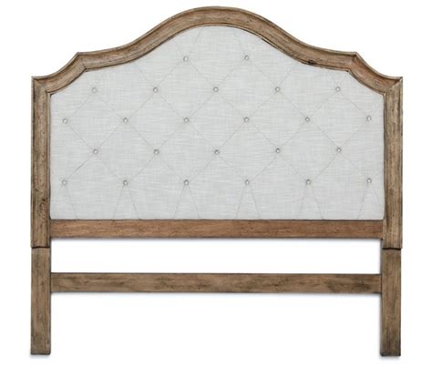 Wood Frame And Tufted Upholstered King Headboard