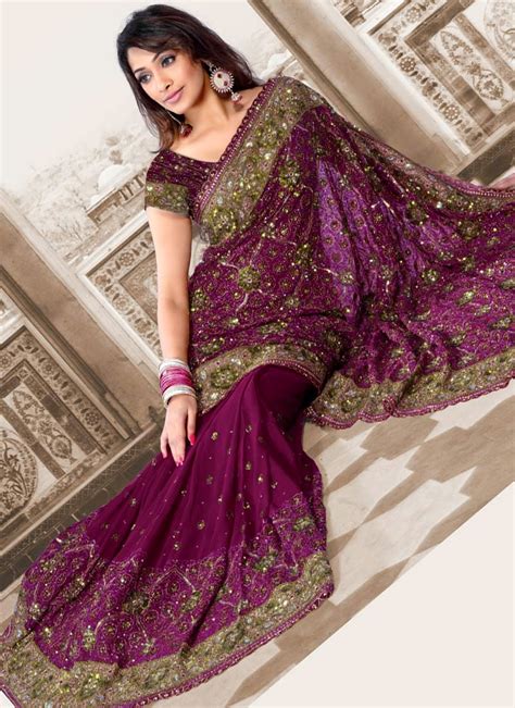 Latest Saree Designs Wedding Party Wear Saree S Indian Saree Fashion Hunt World