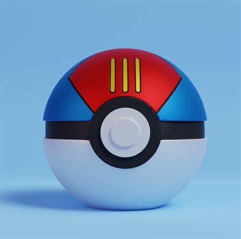 Stl File Pokemon Lure Ball Pokeball・3d Print Design To Download・cults