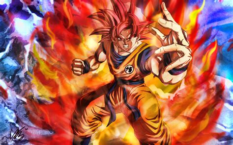 Super Saiyan God 4k Dbs Characters Dragon Ball Goku 3840x2400