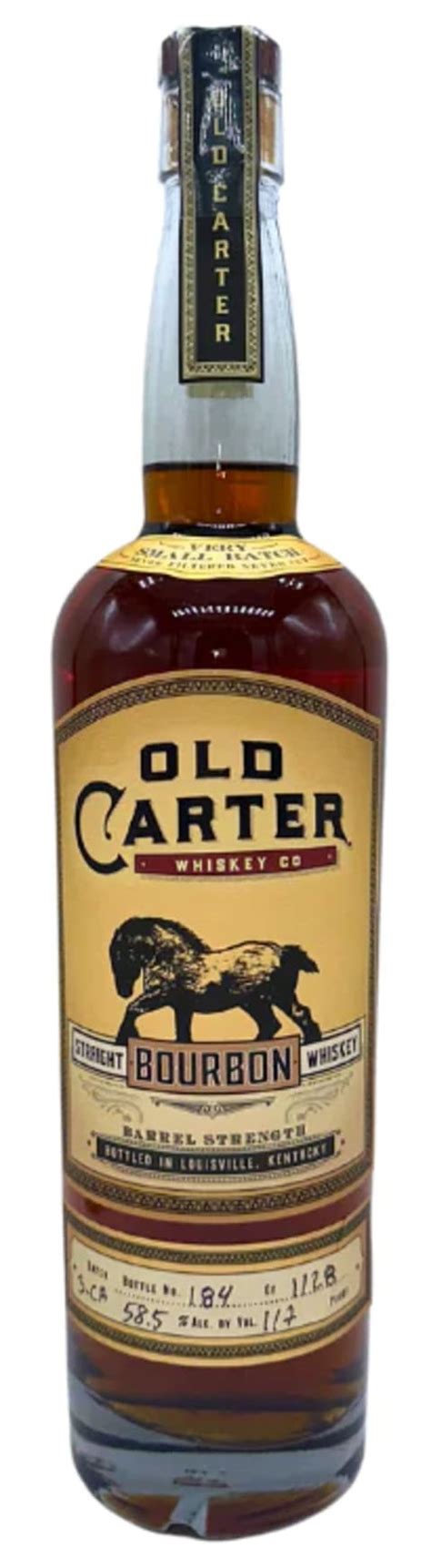 Old Carter Very Small Batch 3 Ca Straight Bourbon Whiskey