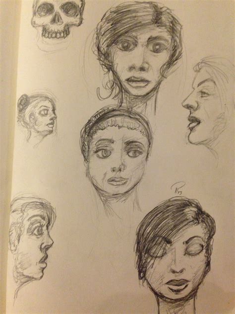 Face Studies Face Study Sketches Concept Male Sketch Design Art