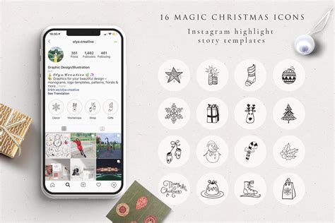 This next pack has exactly what you need with 32 elegant templates. Xmas Instagram Highlight Story Icons ~ EPS, SVG, PNG, PSD ...