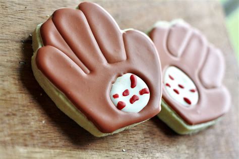 If you do not want to pay for one, you can use the handle end of a baseball bat. Baseball Mitt Sugar Cookies by SugarLaneBakeShop on Etsy ...
