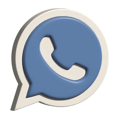D Icon Of Whatsapp Logo Png
