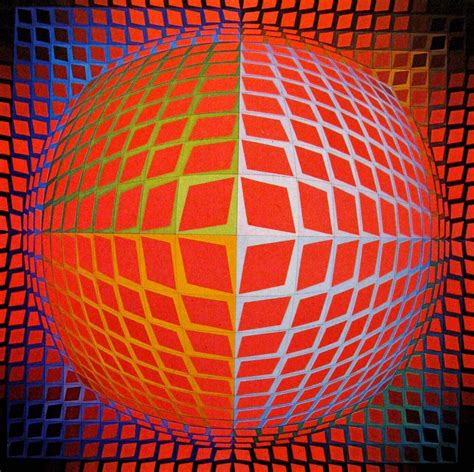 Victor Vasarely Optical Illusions Art Op Art