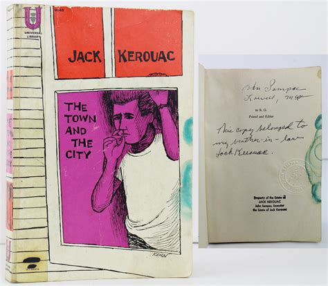 Lot Jack Kerouacs Personal Copy Of The Town And The City Estate