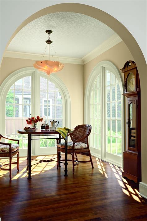 Marvin Windows Arched French Doors Traditional Dining Room