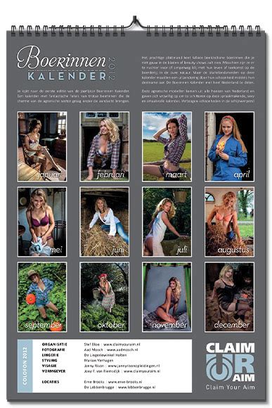 De Boerinnen Kalender 2012 Bestel Op Boerendingennl