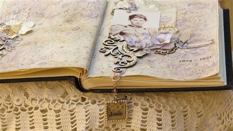 Altered Book And Journal Page Altered Books Journal Elements Mixed