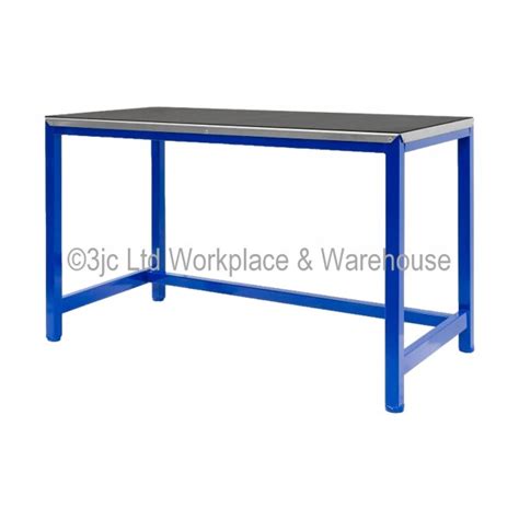 Medium Duty Workbench Steel And Bonded Rubber Top 3jc