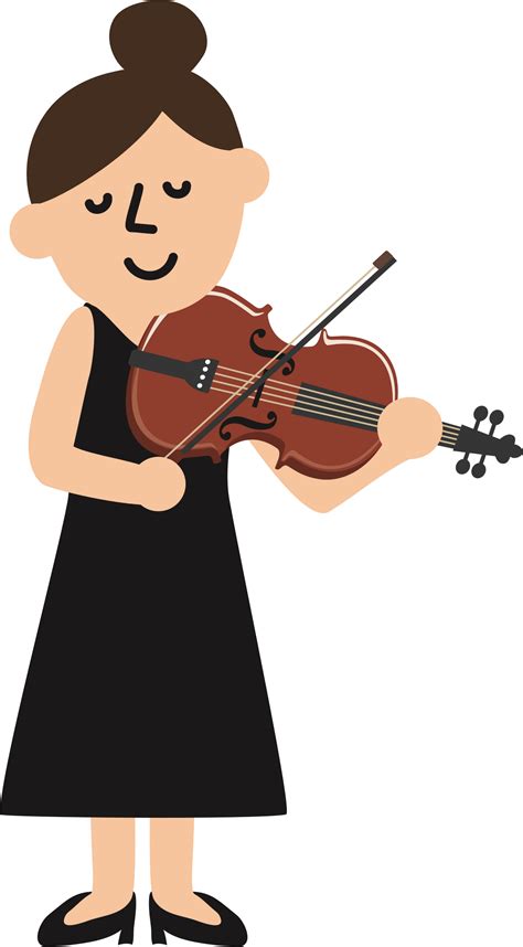 Clipart Female Violinist 3