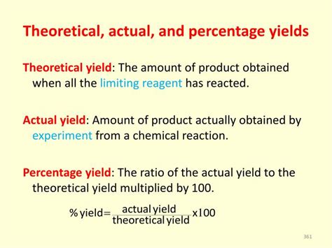 Percent Yield Meaning How To Calculate Percent Yield Definition