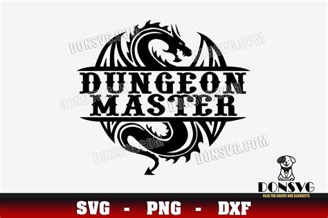 Dragon Dungeon Master Svg Files For Cricut Silhouette Dungeo Inspire