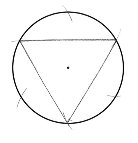 Как построить равносторонний треугольник с помощью циркуля и линейки