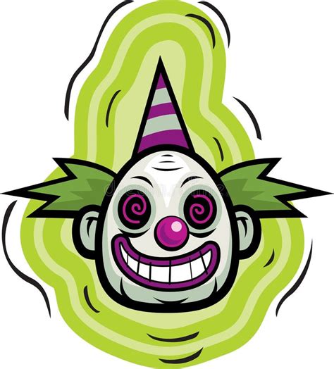 Evil Clown Stock Vector Illustration Of Circus Clip