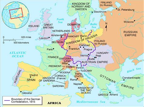 Maps Of Europe In 1815