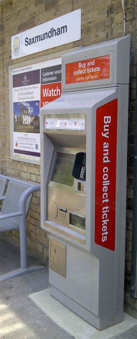 New Ticket Machines East Suffolk Lines