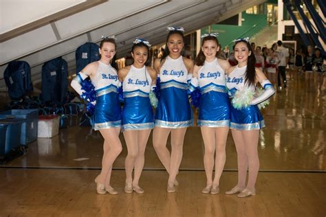 St Lucys Priory High School Dance And Mascot Team February 2014