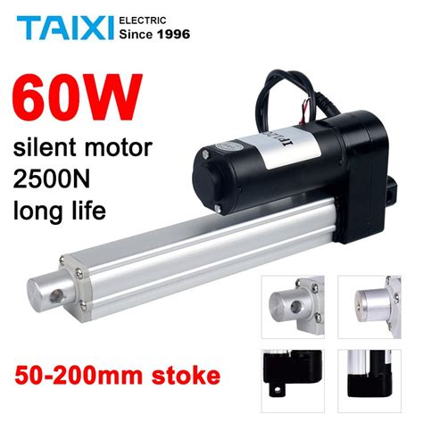 Dc Linear Electric Actuator Dc24v 12v 50mm 100mm 150mm 200mm Stroke