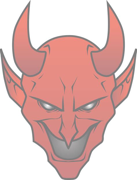 Devil Horn Png Easy Scary Face Drawing 4748390 Vippng