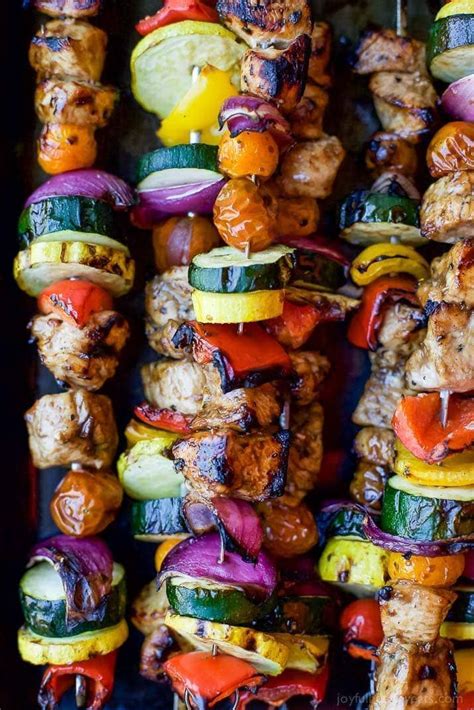 The Best Ever Balsamic Grilled Chicken Kabobs Easy Summer Grilling