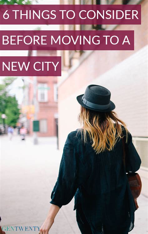 6 Major Things To Consider When Moving To A New City