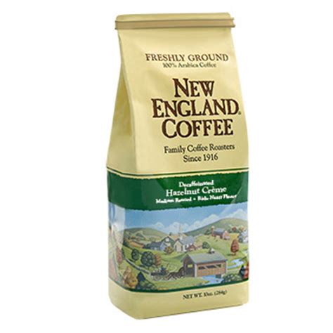 Hazelnut Crème Decaffeinated New England Coffee