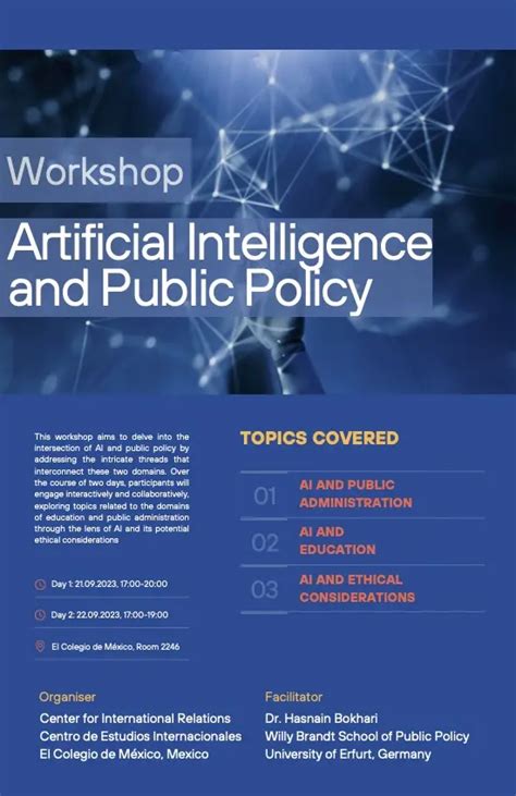 Workshop K Nstliche Intelligenz Und Public Policy