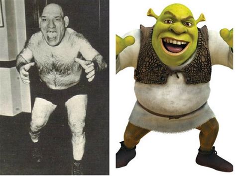 Real Story Behind Shrek Wrestler Maurice Tillet Real Life Shrek Photos