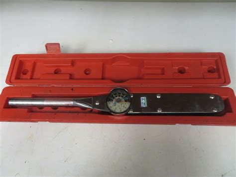 Proto Mdl 6125a 250 Ft Lb Dial Torque Wrench 12 Drive W Case