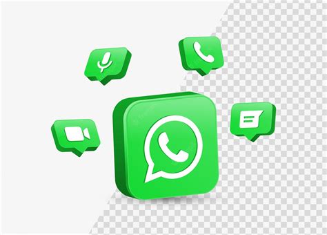 Premium Vector Whatsapp Icon 3d Logo In Square For Social Media Logos