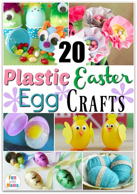 20 Fun Plastic Easter Egg Crafts Fun With Mama