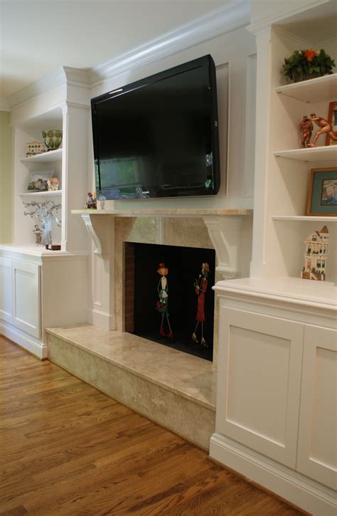 Brick Wall With Electric Fireplace
