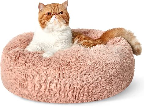 Bedsure Calming Cat Beds For Indoor Cats Small Cat Bed