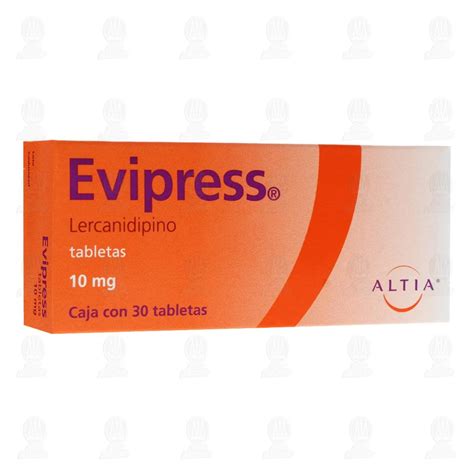 Evipress 10mg 30 Tabletas Ciudapp Guadalajara