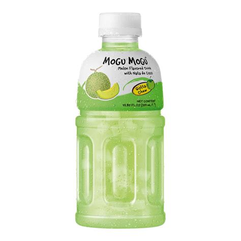 Buy Mogu Mogumelon Flavoured Drink With Nata De Coco 320ml Online At