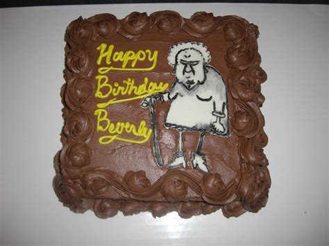 Humorous Old Lady Birthday Cake Birthday Cakes For Women Cake