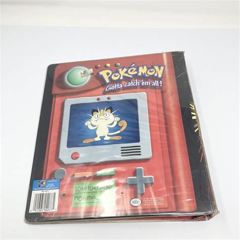 Mavin Vintage Pokemon Pokedex Tcg Card Binder 1999 Nintendo Pikachu