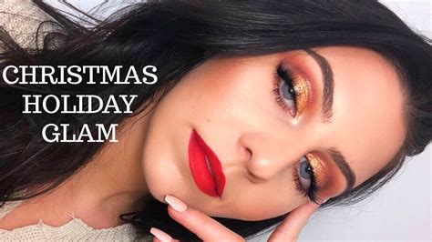 Easy Holiday Christmas Glam Makeup Tutorial Amanda Devon Youtube