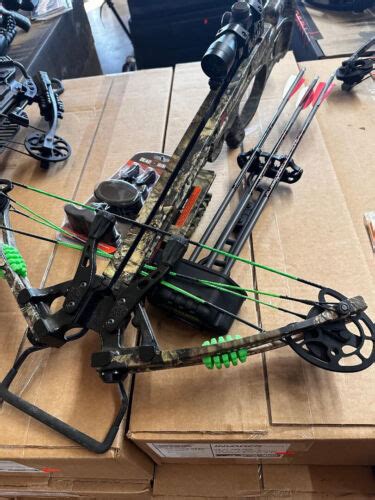 Pse Fang 350xt Crossbow Package Scope Quiver 3 Lighted Bolts And Rope Ebay