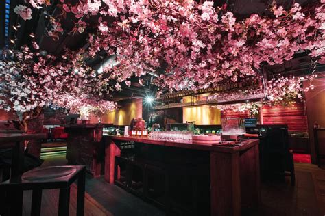 This Japanese Restaurant Has A Cherry Blossom Installation And Its