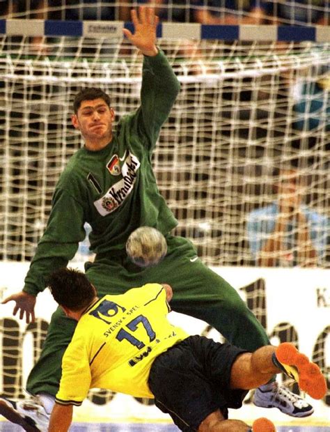 The german handball goalkeeper henning fritz. Historie