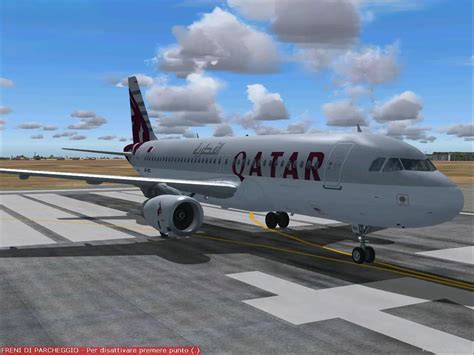 Fs2004 Airbus A320 200 Iae Qatar Airways Project Textures Repaint