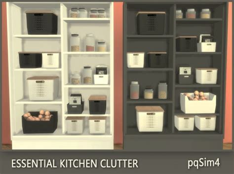 Pqsims4 Kitchen Clutter Sims 4 Downloads