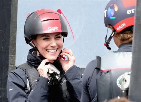 Kate Middleton At Helm Of Yacht Ahead Of Americas Cup Cnn